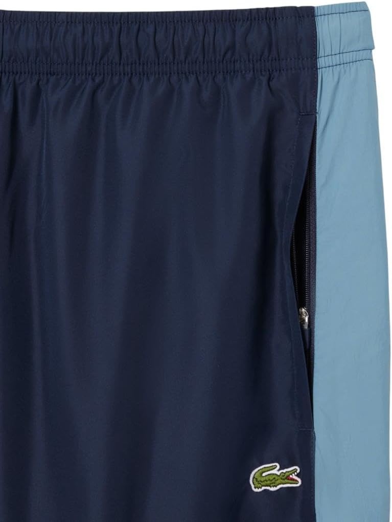 image:imageLacoste Mens Lightweight WaterRepellent SweatpantsNavy Blue Dark Blue Light Blue