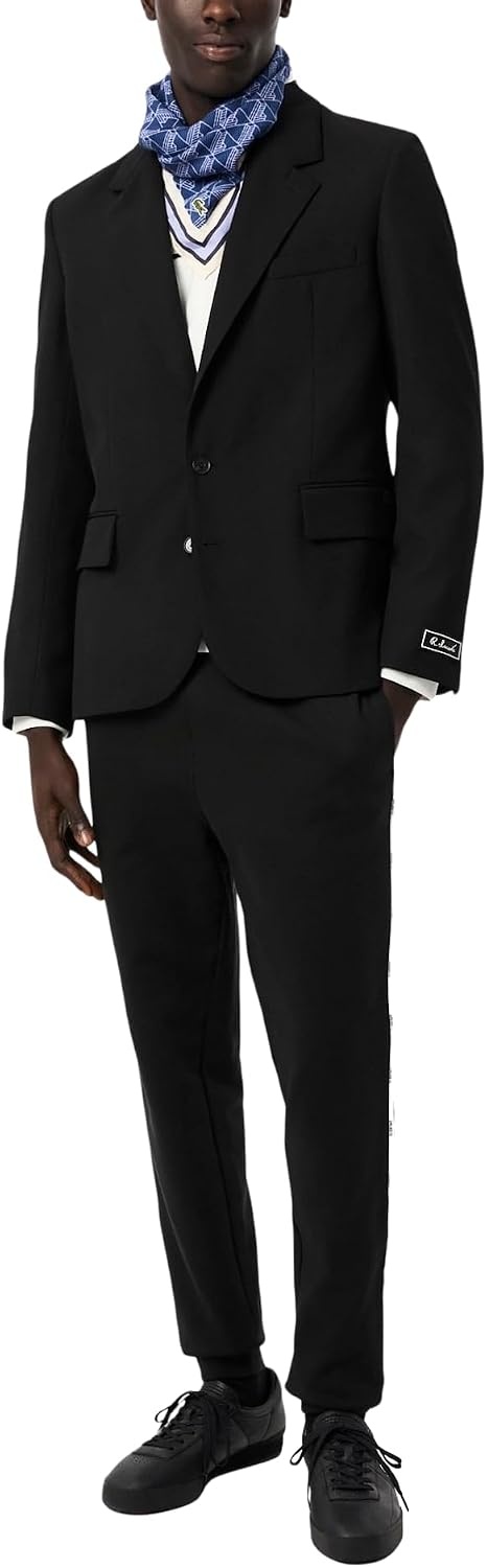 image:imageLacoste Mens Logo Trim SweatpantsBlack