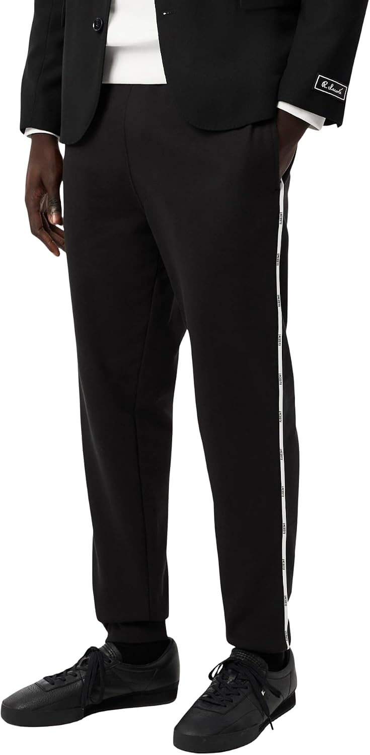 image:imageLacoste Mens Logo Trim SweatpantsBlack