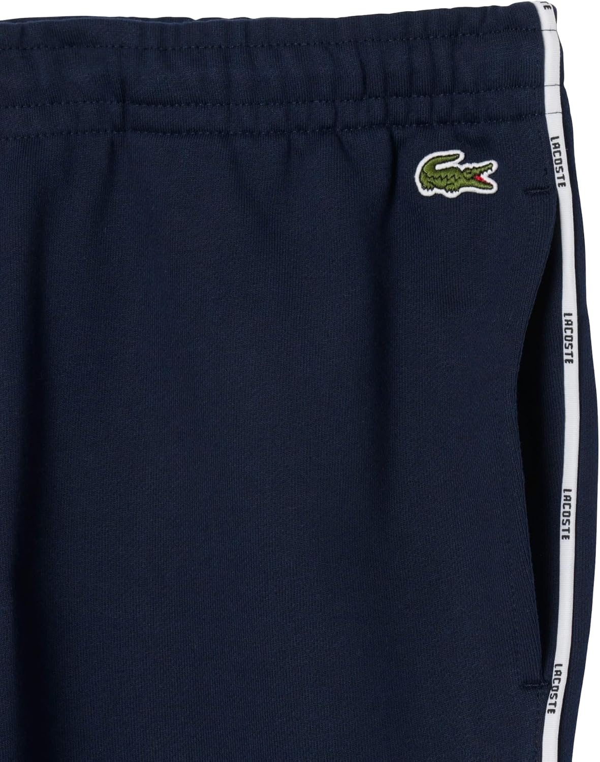 image:imageLacoste Mens Logo Trim SweatpantsNavy Blue