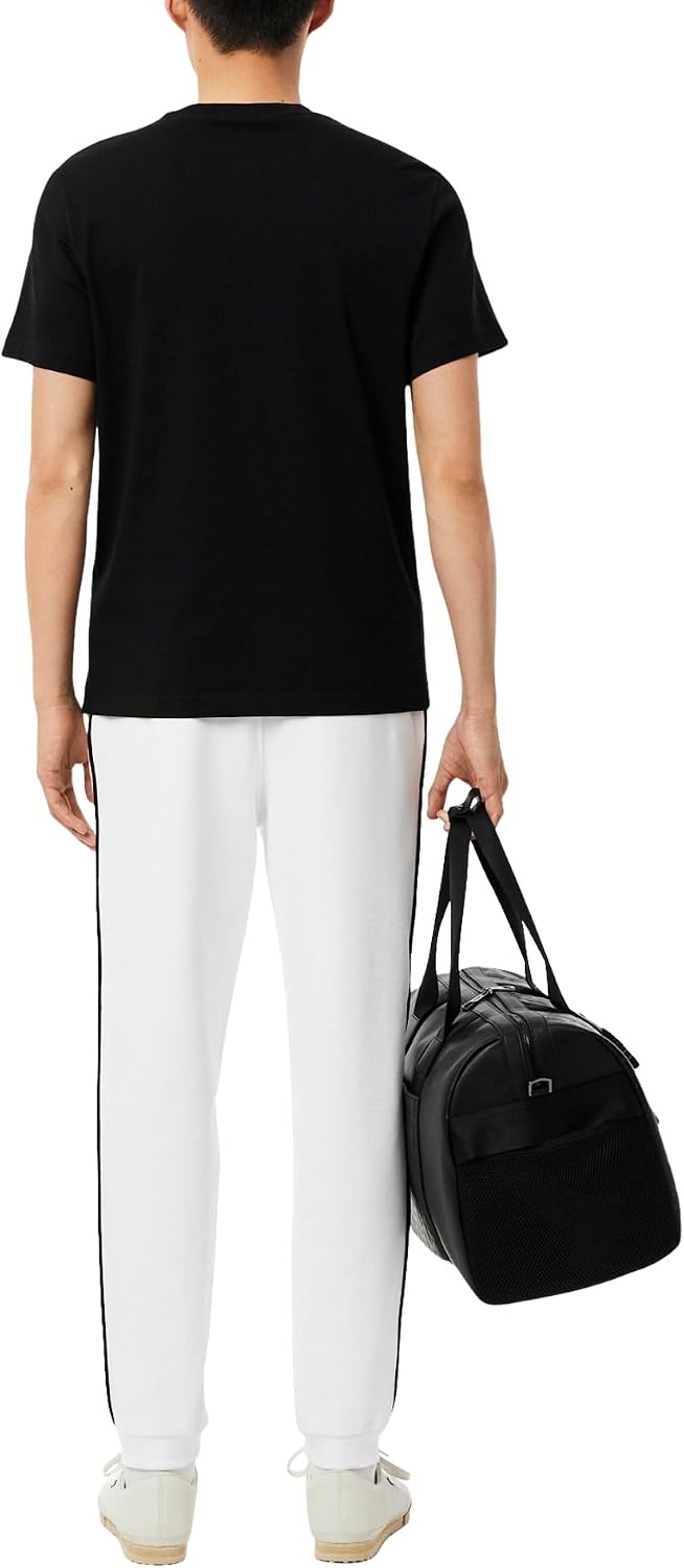 image:imageLacoste Mens Logo Trim SweatpantsWhite