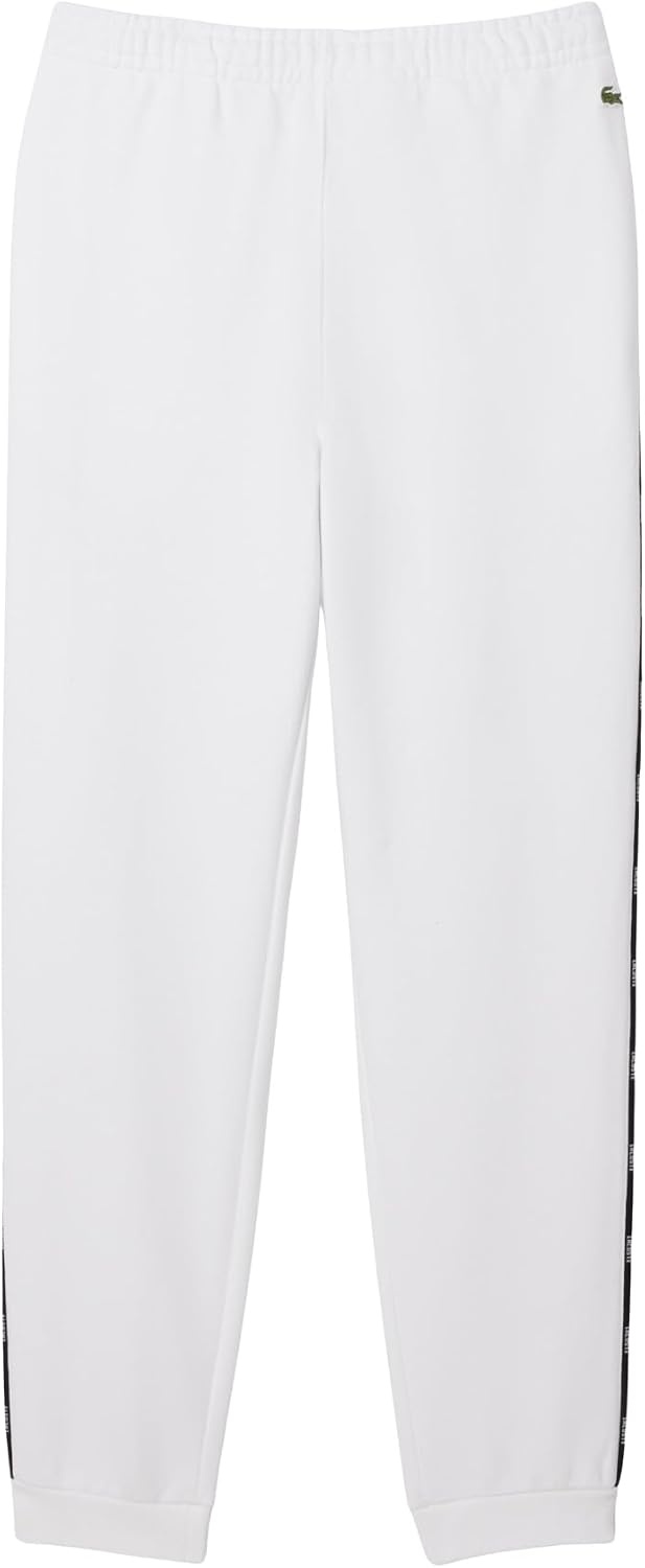 image:imageLacoste Mens Logo Trim SweatpantsWhite