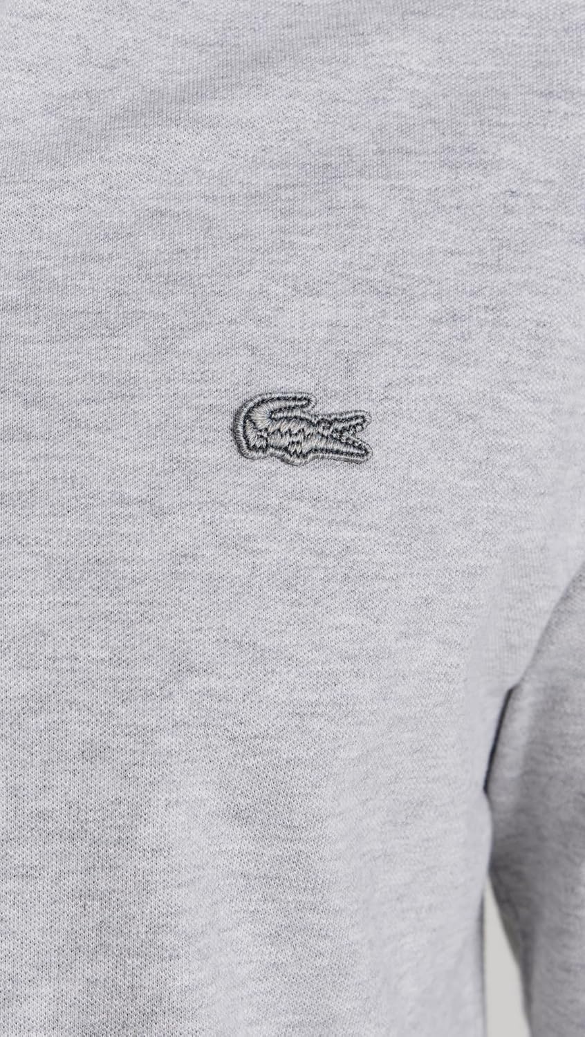 image:imageLacoste Mens Long Sleeve Stretch Cotton Paris PoloSilver Chine