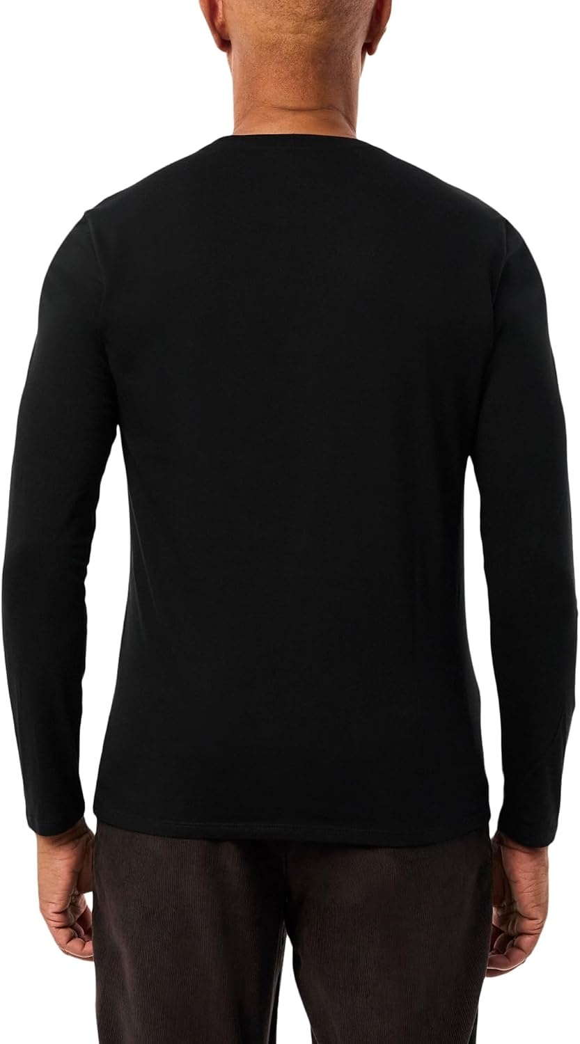 image:imageLacoste Mens Long Sleeved Cotton Pima TShirtBlack