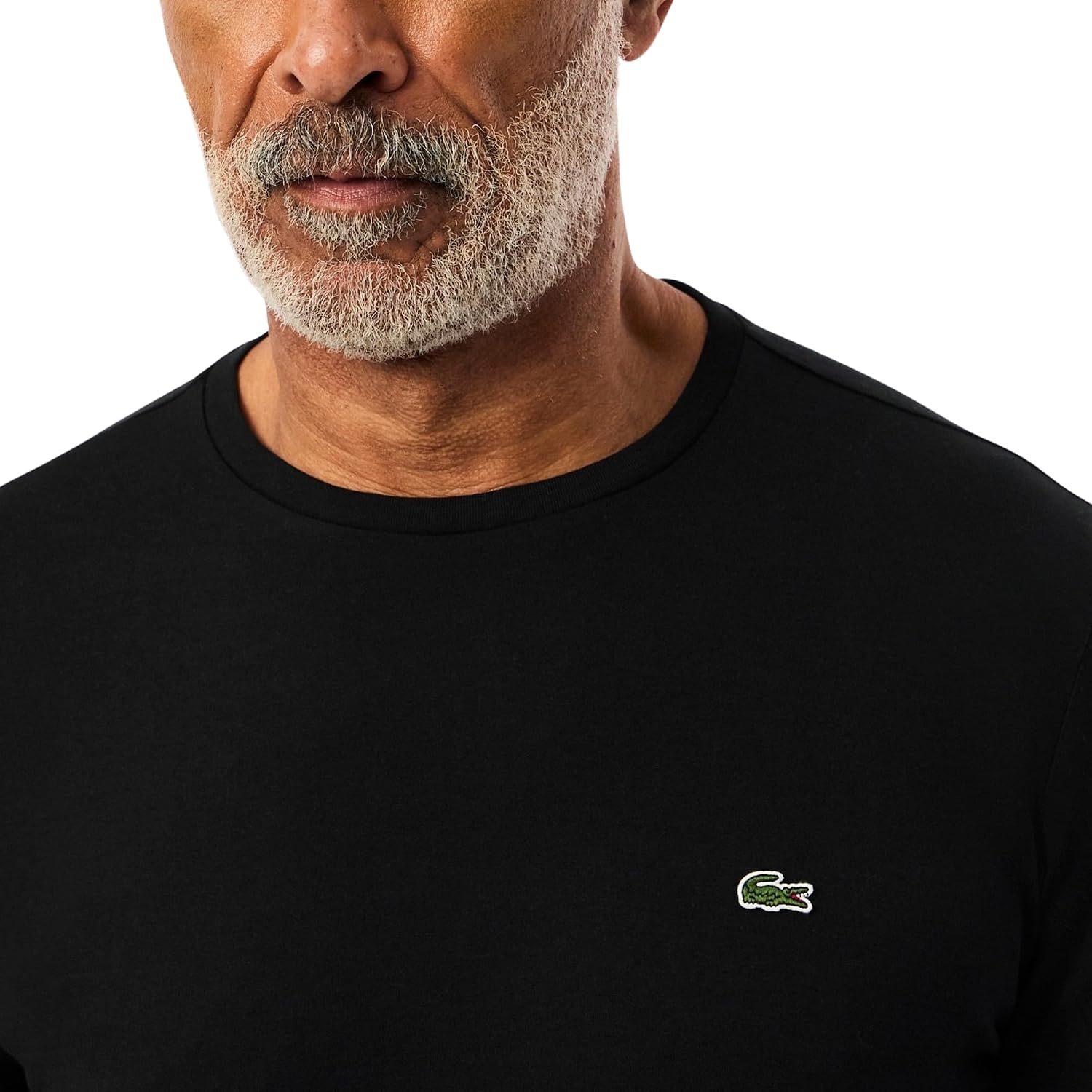 image:imageLacoste Mens Long Sleeved Cotton Pima TShirtBlack
