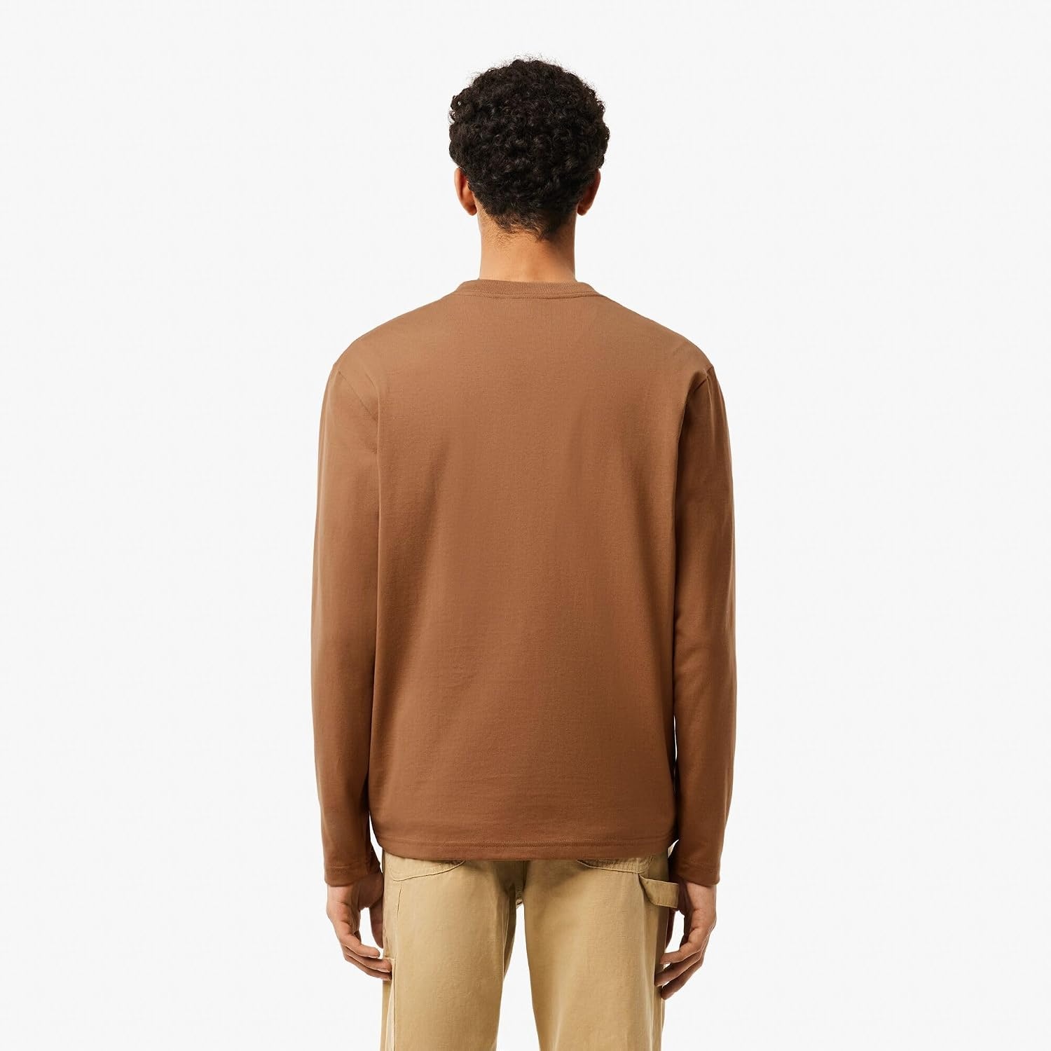 image:imageLacoste Mens Long Sleeved Heavy Cotton TShirtCookie