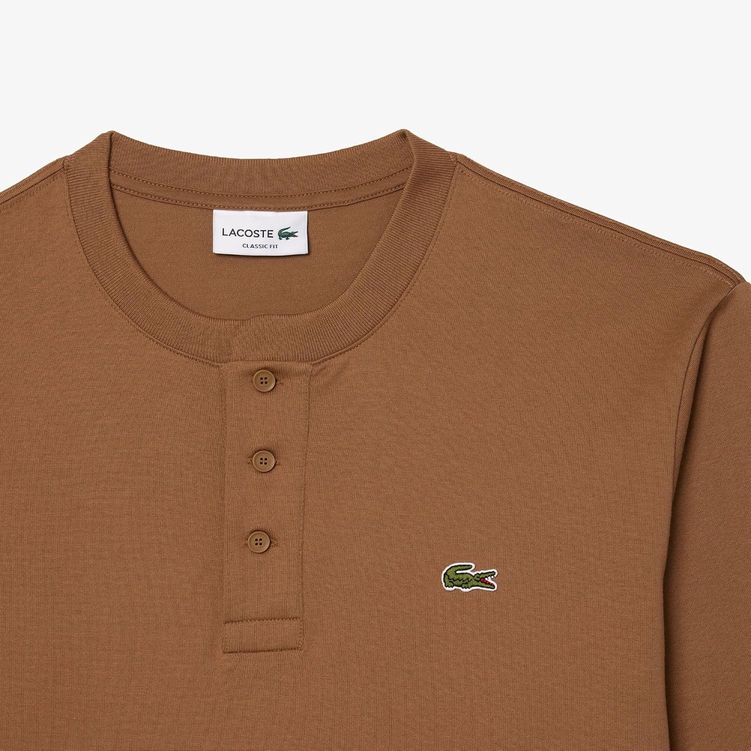 image:imageLacoste Mens Long Sleeved Heavy Cotton TShirtCookie