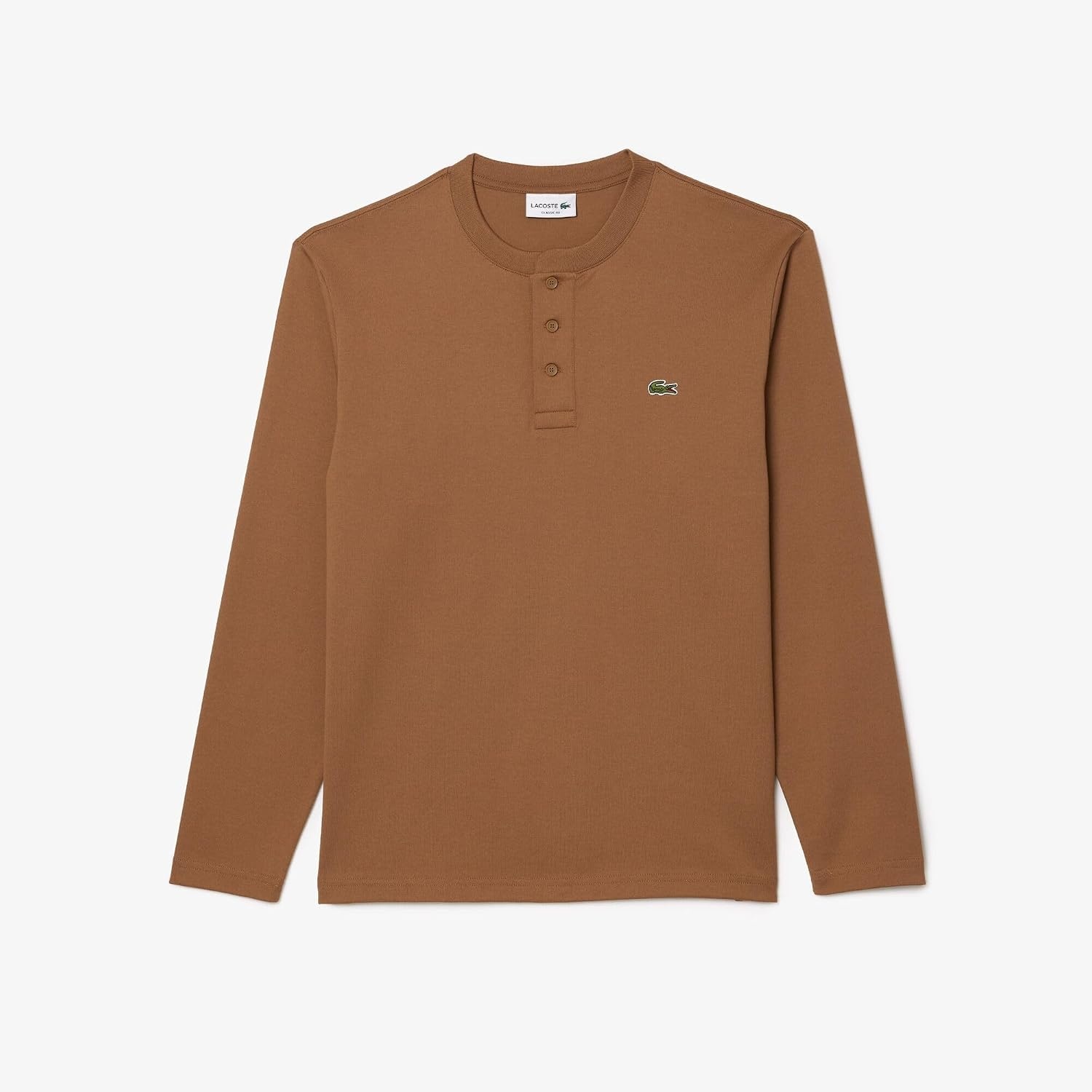 image:imageLacoste Mens Long Sleeved Heavy Cotton TShirtCookie