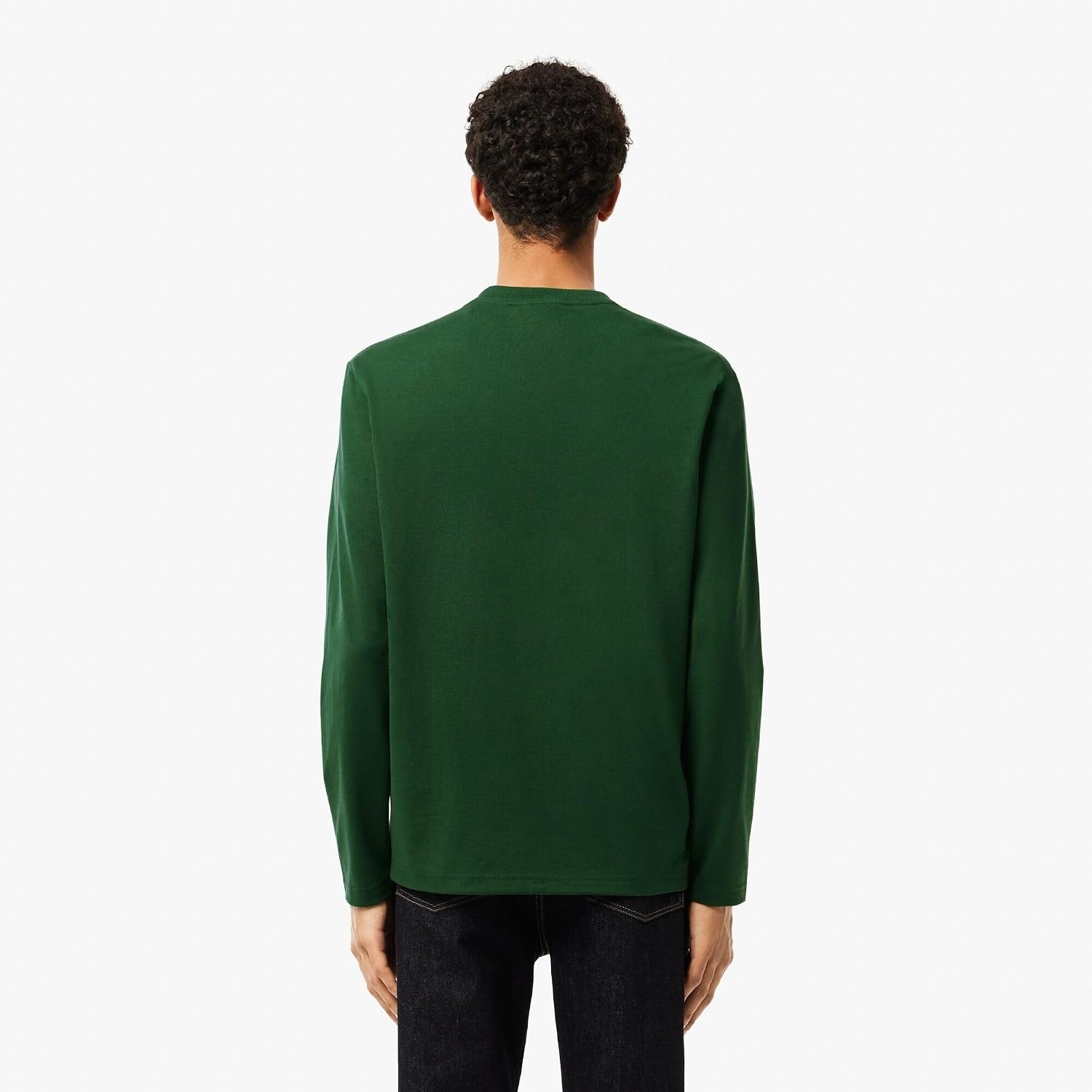 image:imageLacoste Mens Long Sleeved Heavy Cotton TShirtGreen