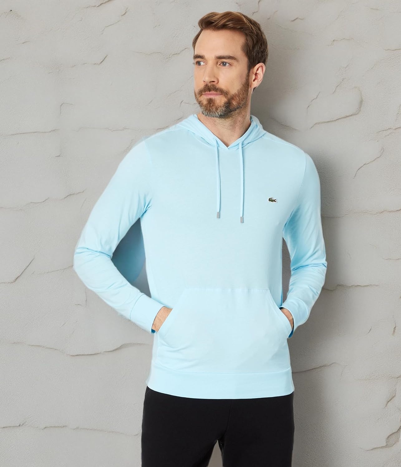 image:imageLacoste Mens Long Sleeved Hooded TShirtAgrion