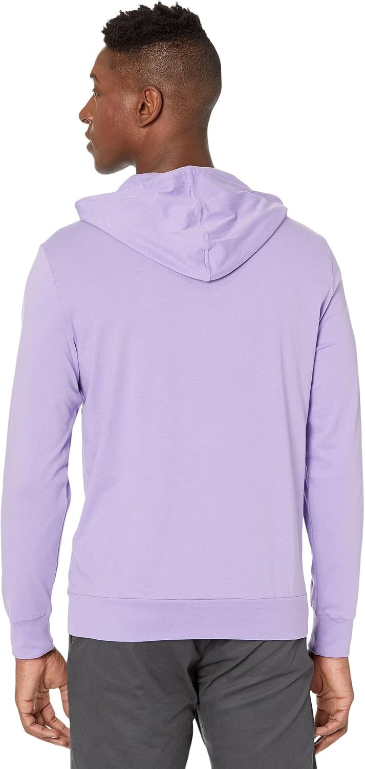 image:imageLacoste Mens Long Sleeved Hooded TShirtNeva Purple