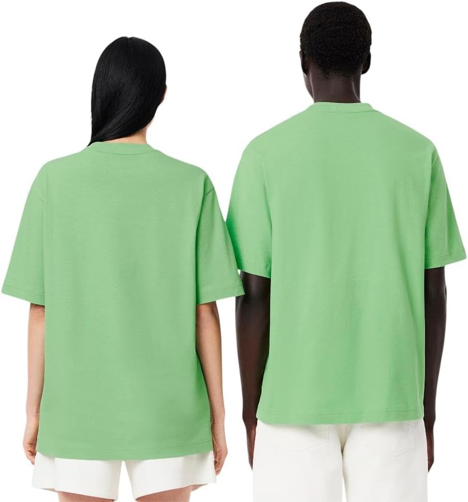 image:imageLacoste Mens Loose Fit Heavy Cotton Badge TShirtLiamone