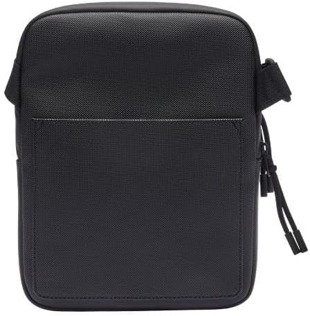 image:imageLacoste Mens Medium LCST Zippered Petit Piqu Crossover BagBlack