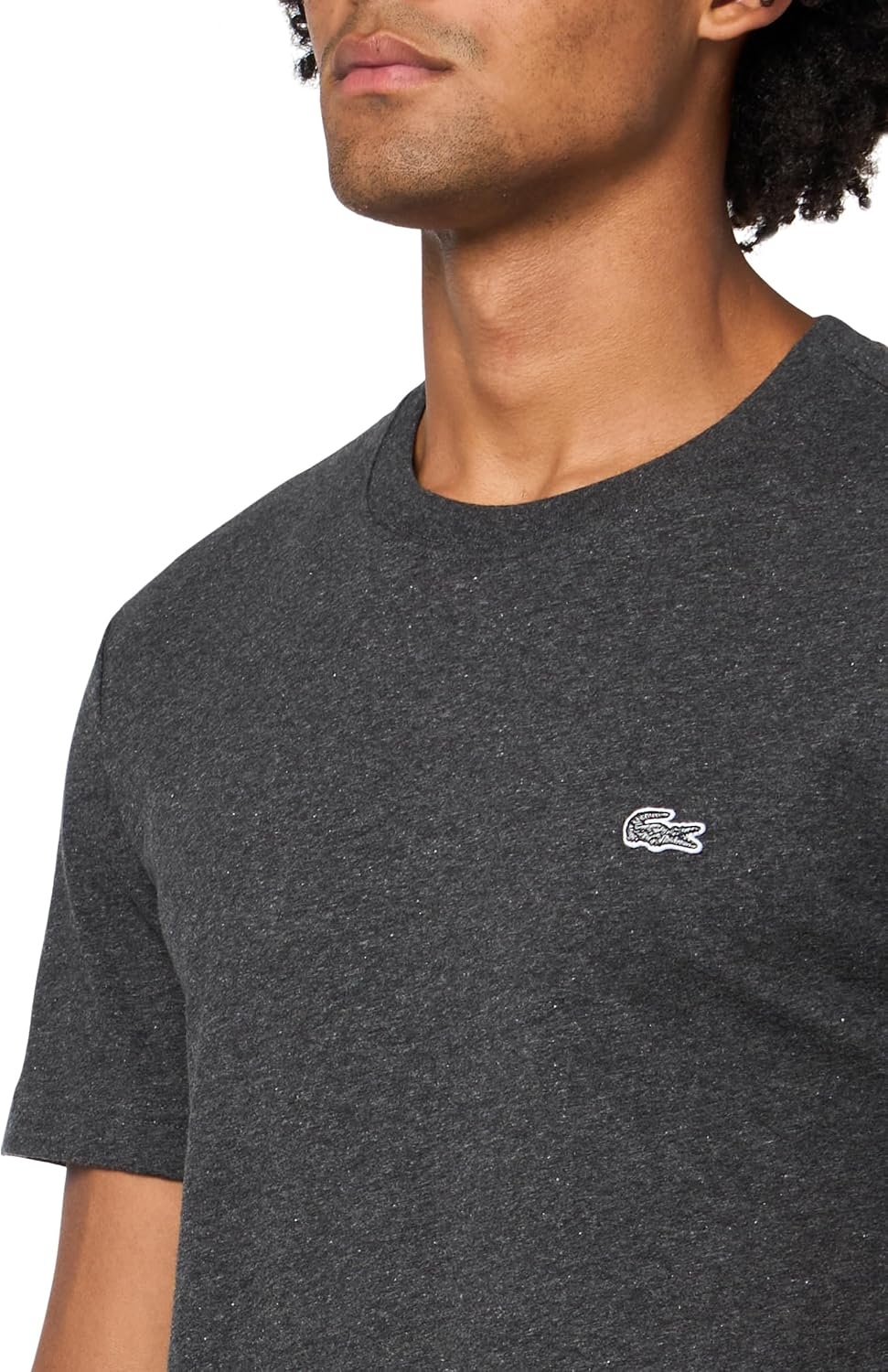 image:imageLacoste Mens Mercerized Cotton TShirtBitume Neps
