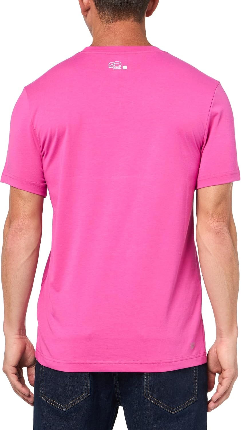 image:imageLacoste Mens Miami Open Ultra Dry Jersey TShirtMalva