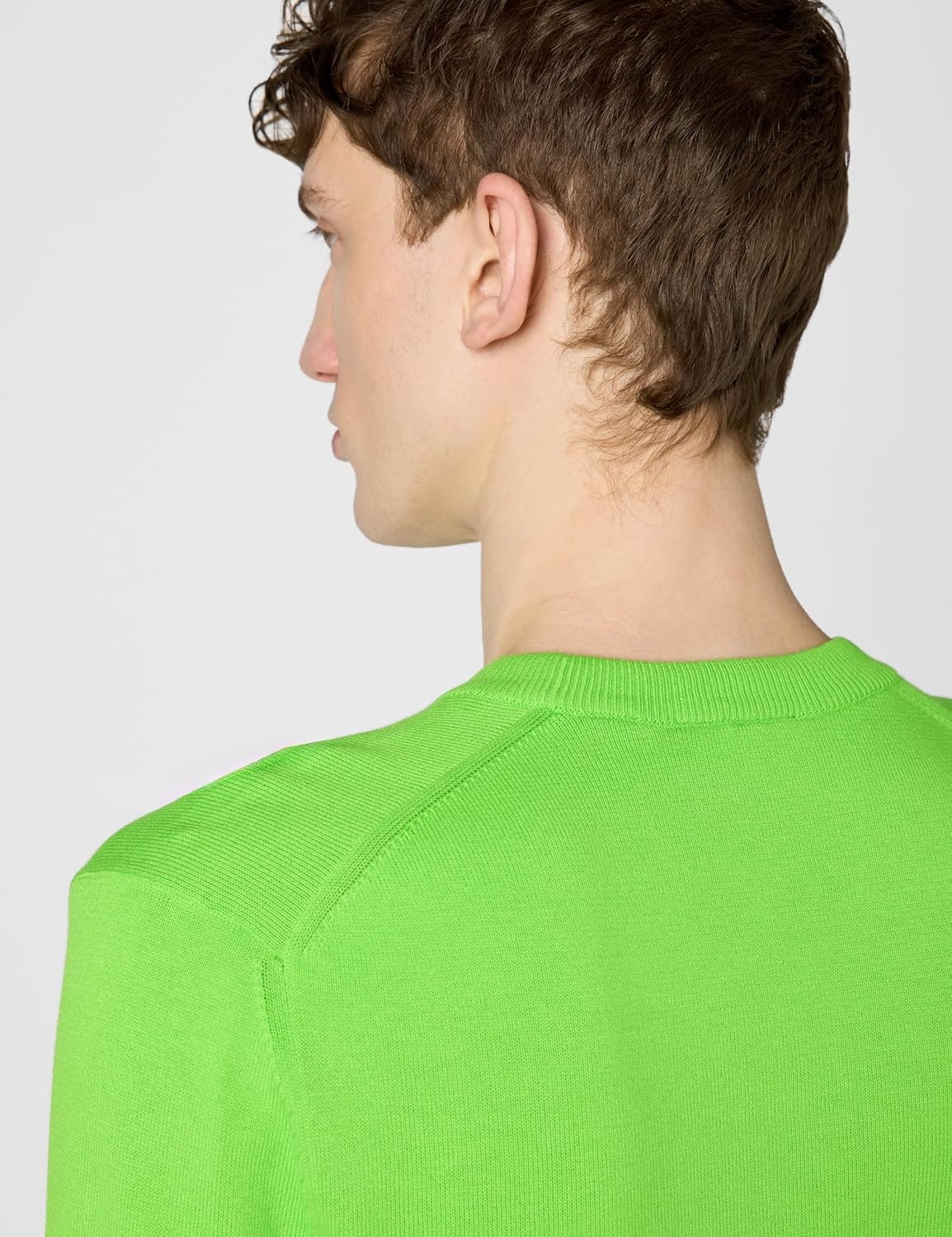 image:imageLacoste Mens Monochrome Crew Neck Cotton SweaterBrasilia
