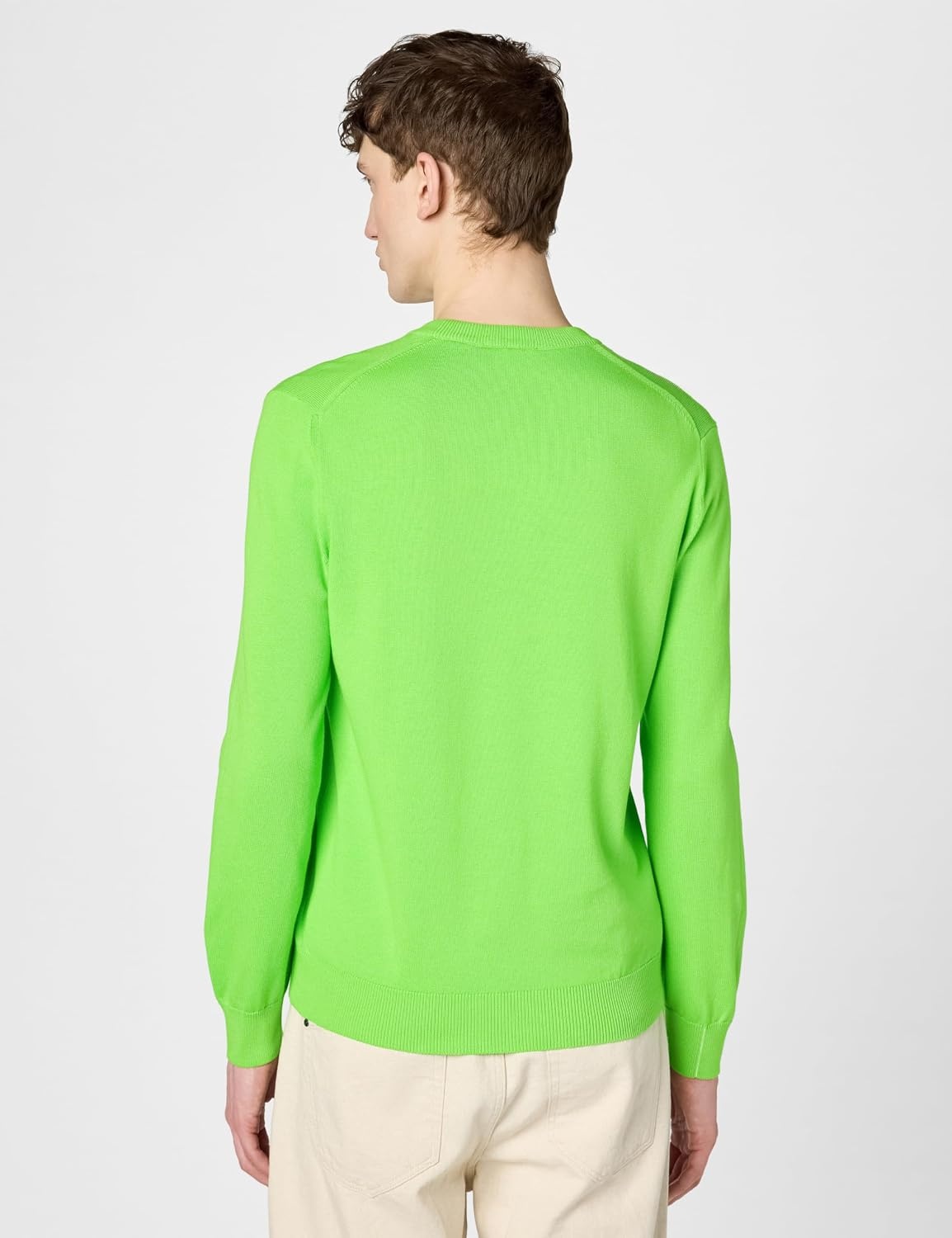 image:imageLacoste Mens Monochrome Crew Neck Cotton SweaterBrasilia