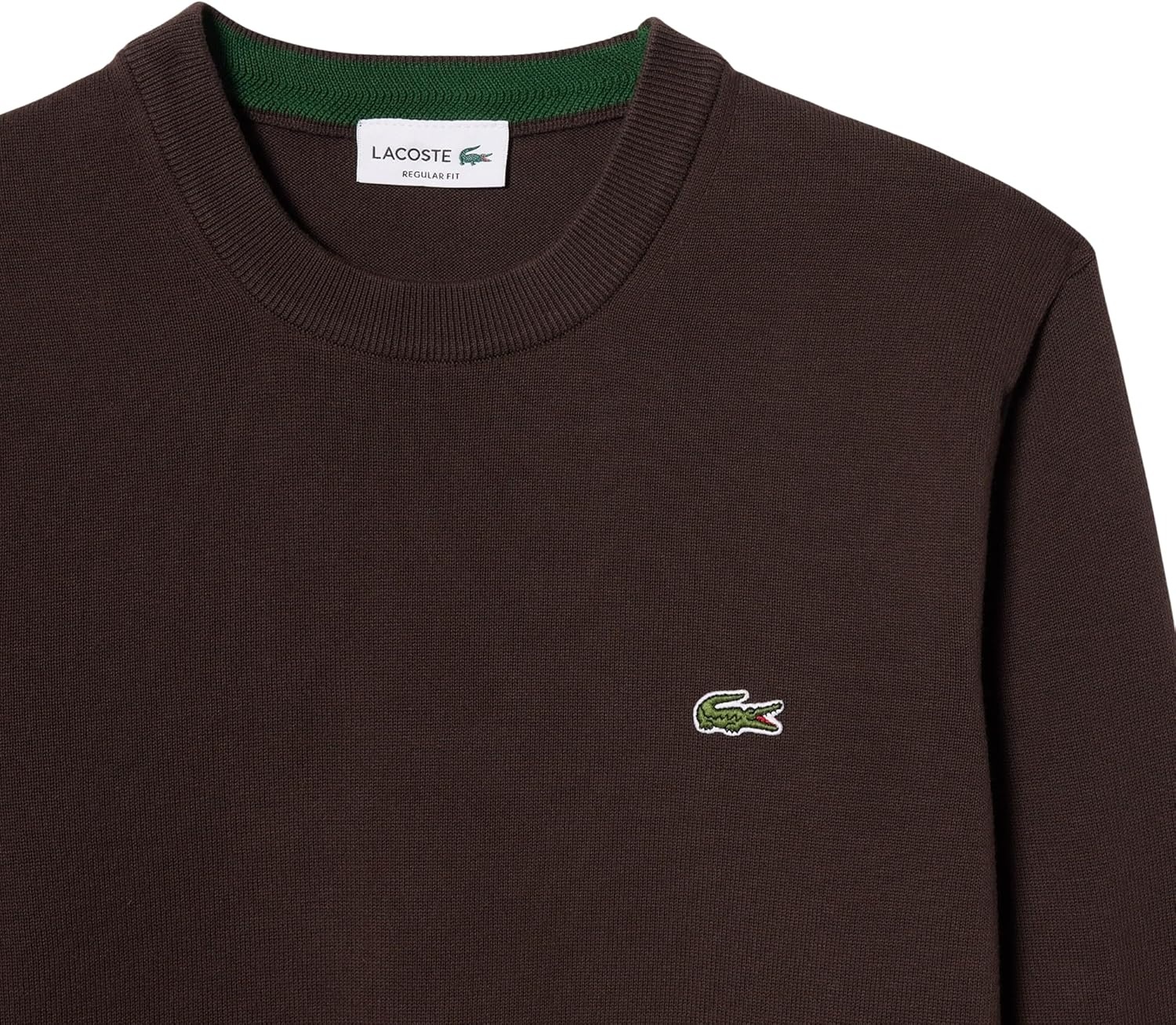 image:imageLacoste Mens Monochrome Crew Neck Cotton SweaterBuffalo