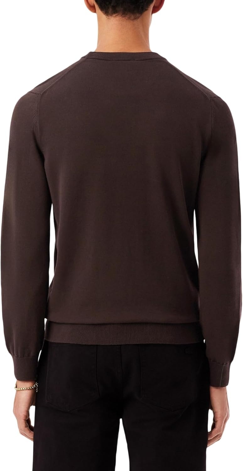 image:imageLacoste Mens Monochrome Crew Neck Cotton SweaterBuffalo