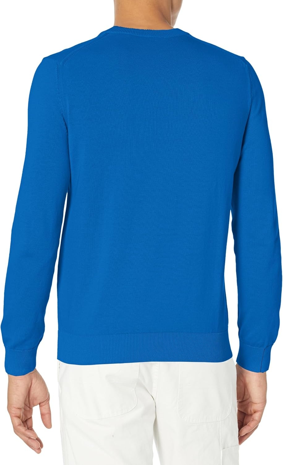 image:imageLacoste Mens Monochrome Crew Neck Cotton SweaterCobalt