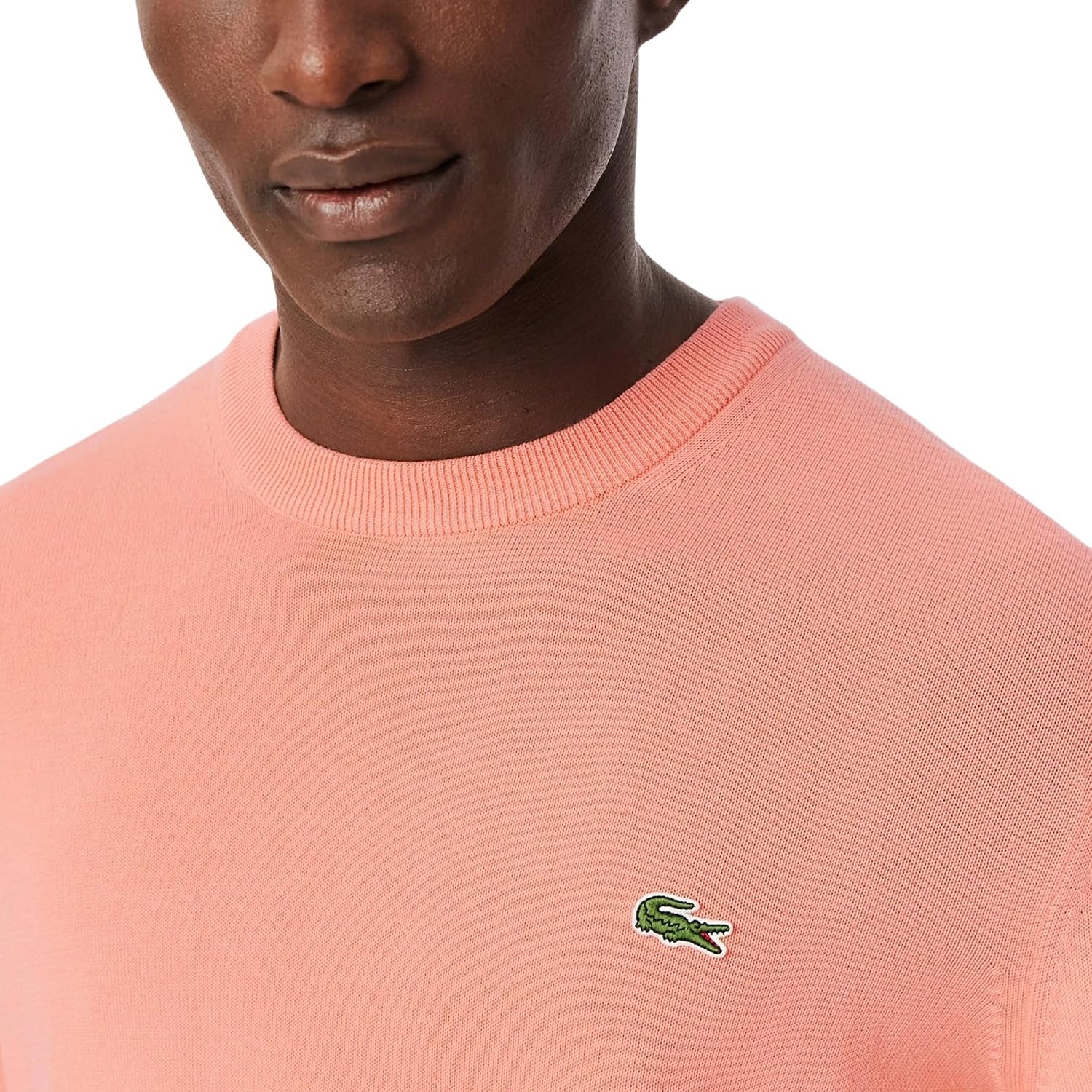 image:imageLacoste Mens Monochrome Crew Neck Cotton SweaterMiami