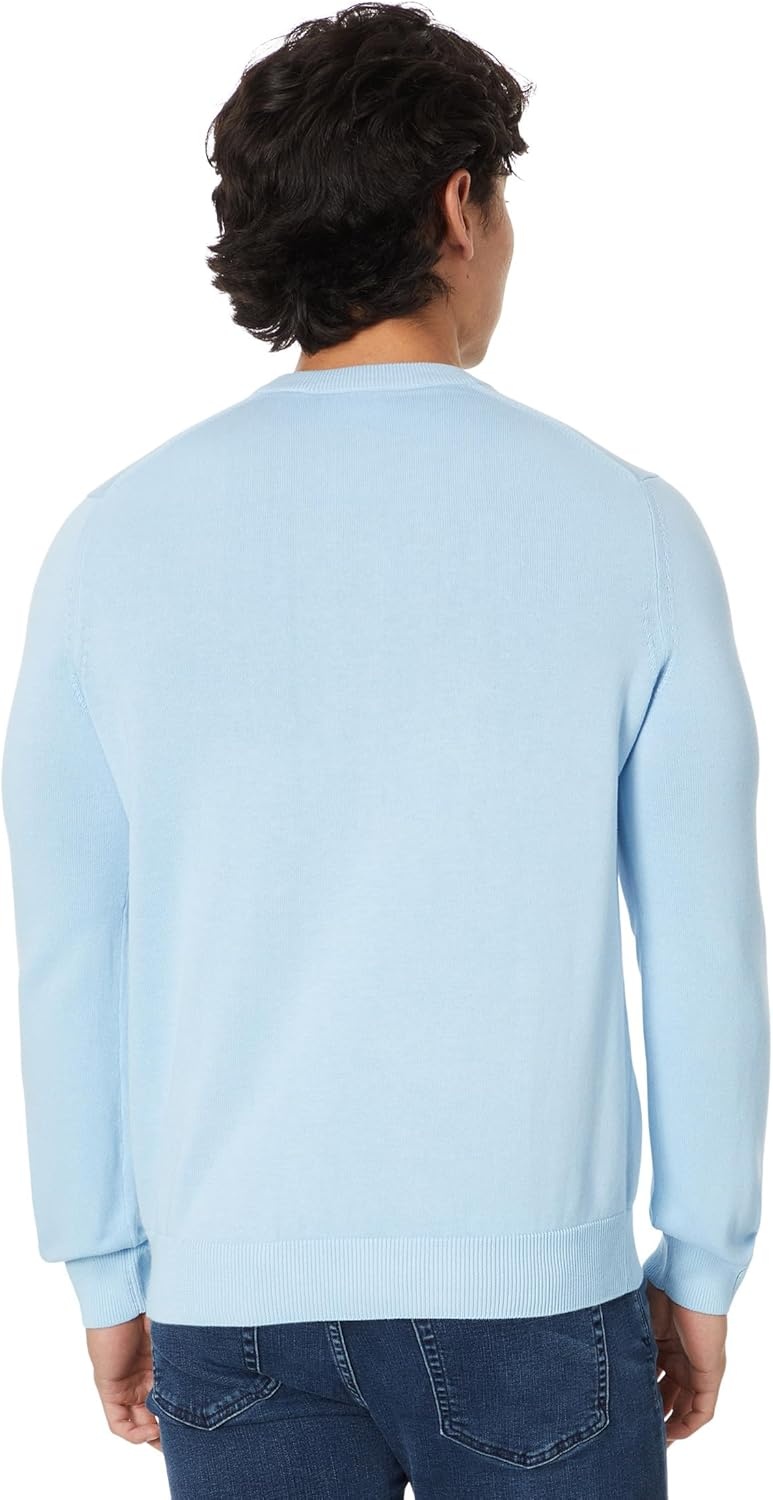image:imageLacoste Mens Monochrome Crew Neck Cotton SweaterOverview