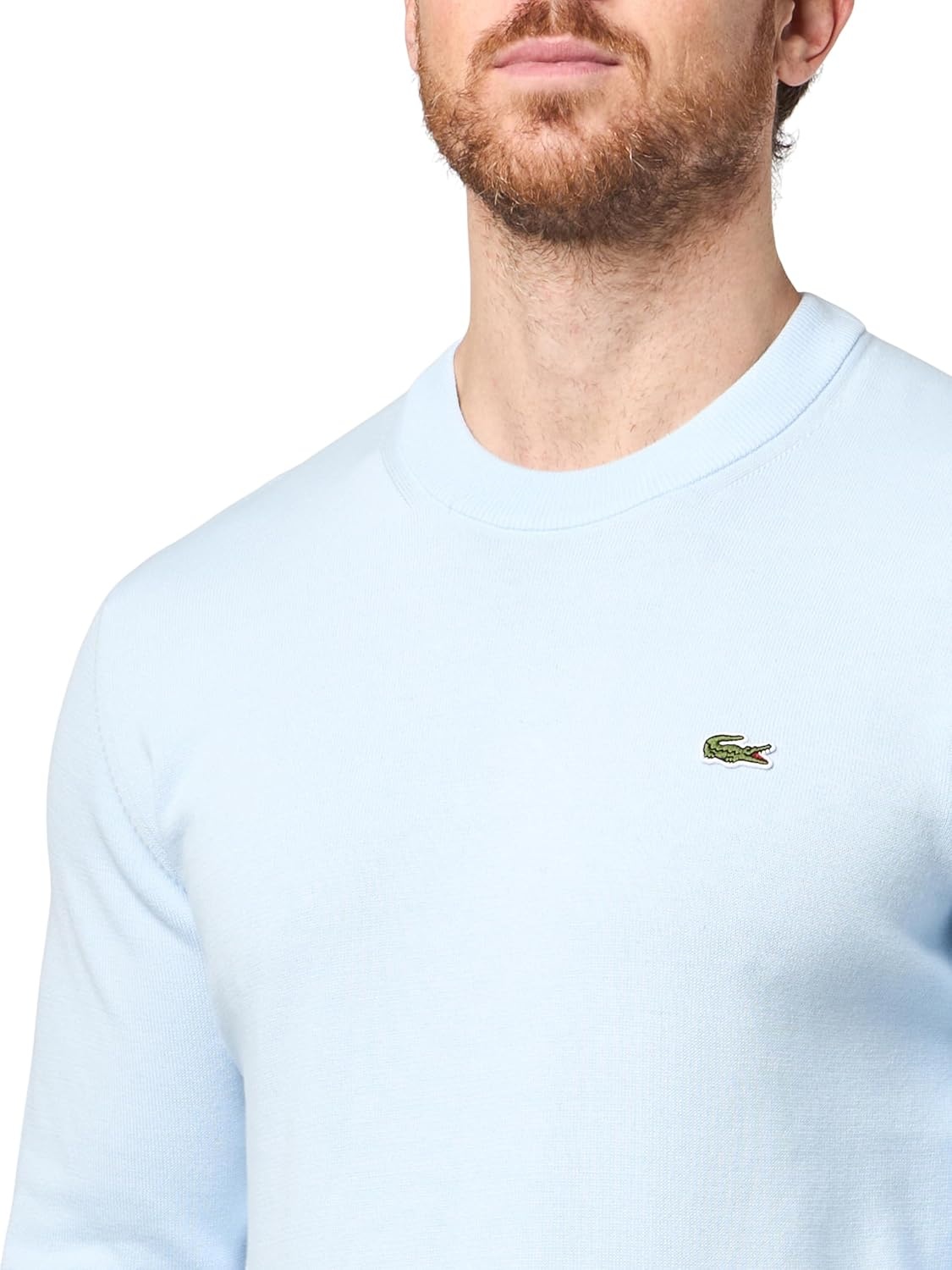 image:imageLacoste Mens Monochrome Crew Neck Cotton SweaterRill