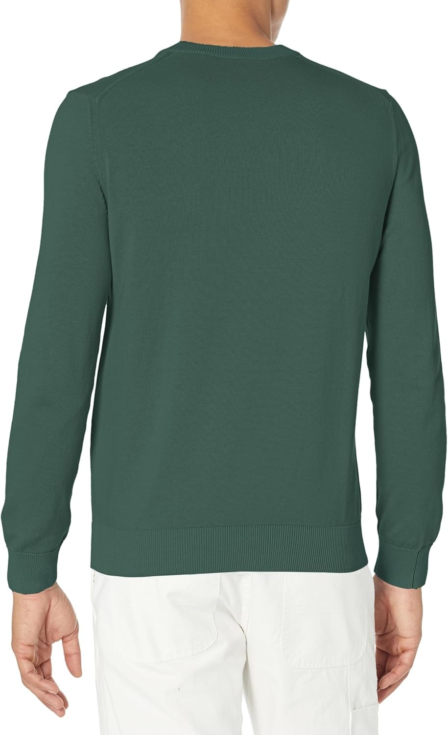 image:imageLacoste Mens Monochrome Crew Neck Cotton SweaterSinople