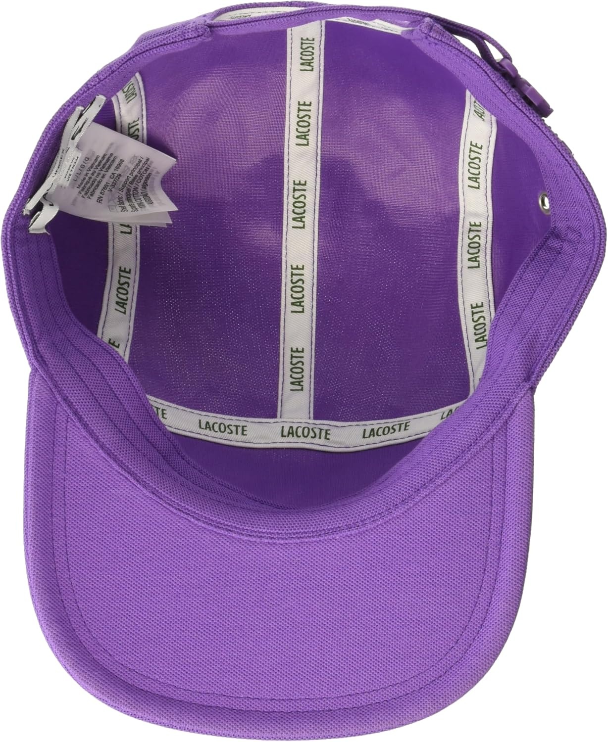 image:imageLacoste Mens Organic Cotton Piqu CapPurple