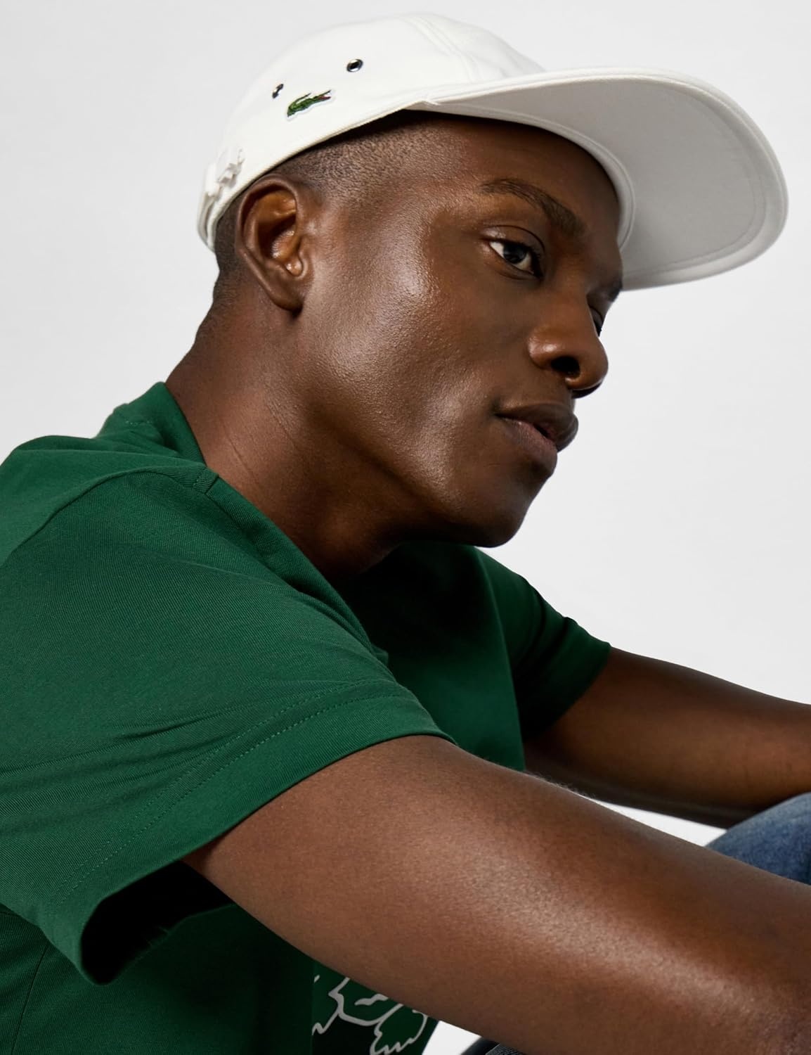 image:imageLacoste Mens Organic Cotton Piqu CapWhite