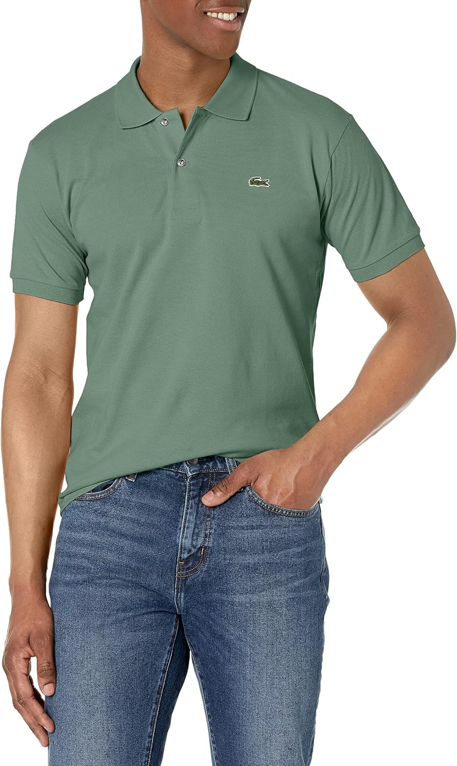 image:imageLacoste Mens Original Cotton Pique PoloAsh Tree