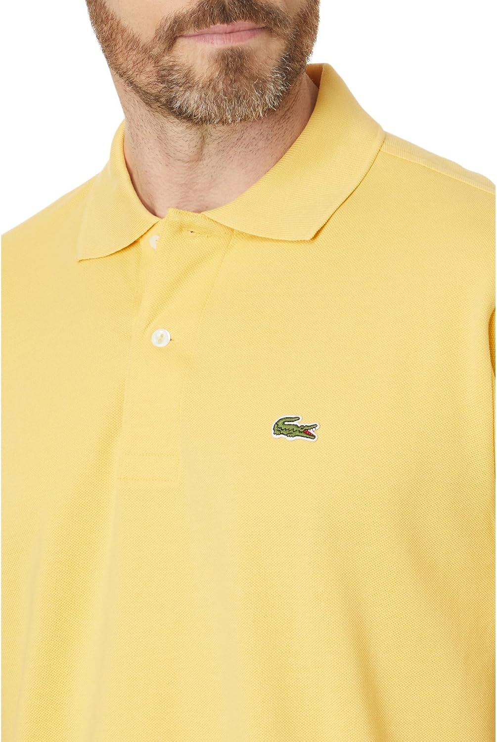 image:imageLacoste Mens Original Cotton Pique PoloCornsilk