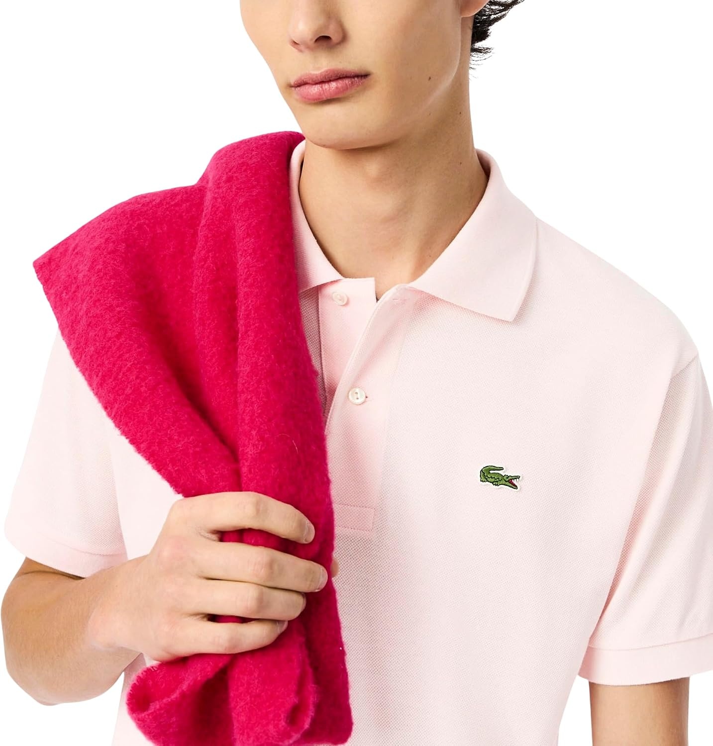 image:imageLacoste Mens Original Cotton Pique PoloFlamingo Pink