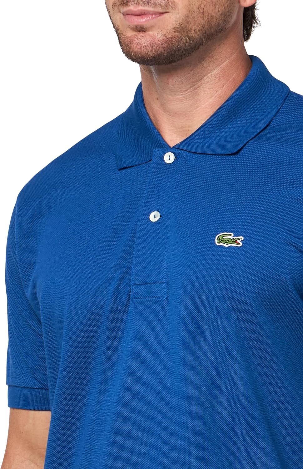 image:imageLacoste Mens Original Cotton Pique PoloFrance Blue