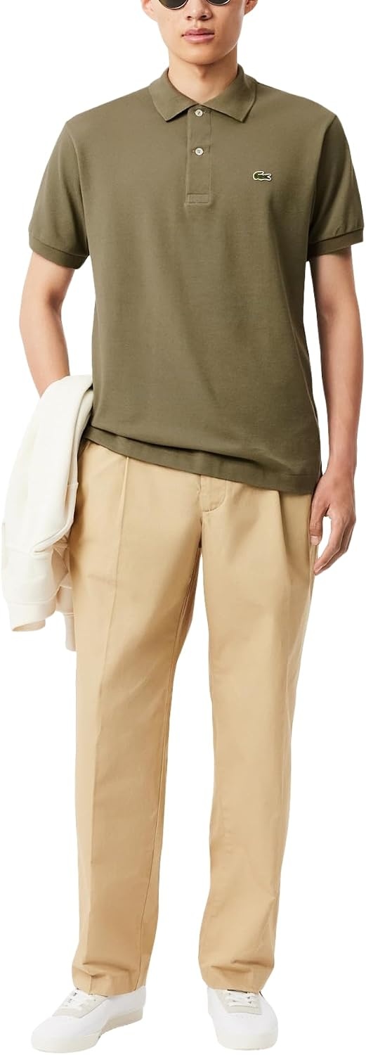 image:imageLacoste Mens Original Cotton Pique PoloKhaki