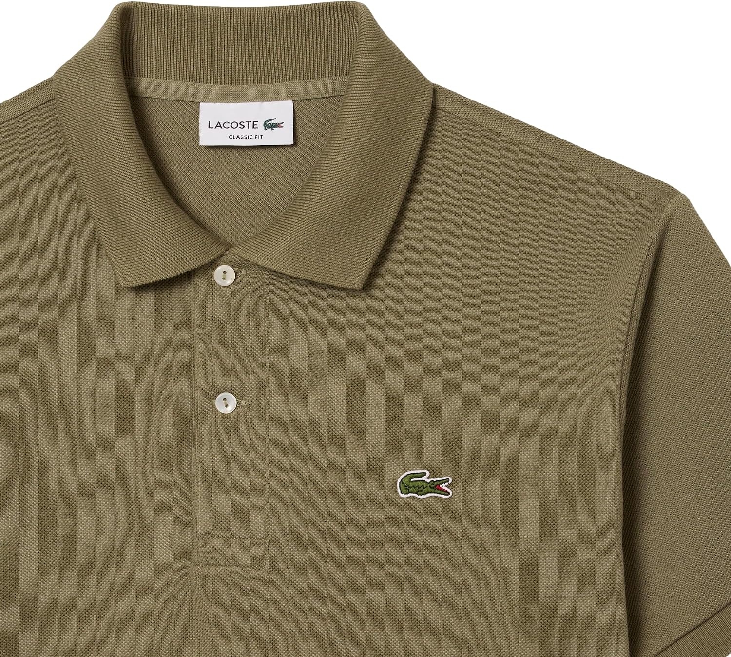 image:imageLacoste Mens Original Cotton Pique PoloKhaki