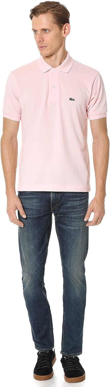 image:imageLacoste Mens Original Cotton Pique PoloLight Pink