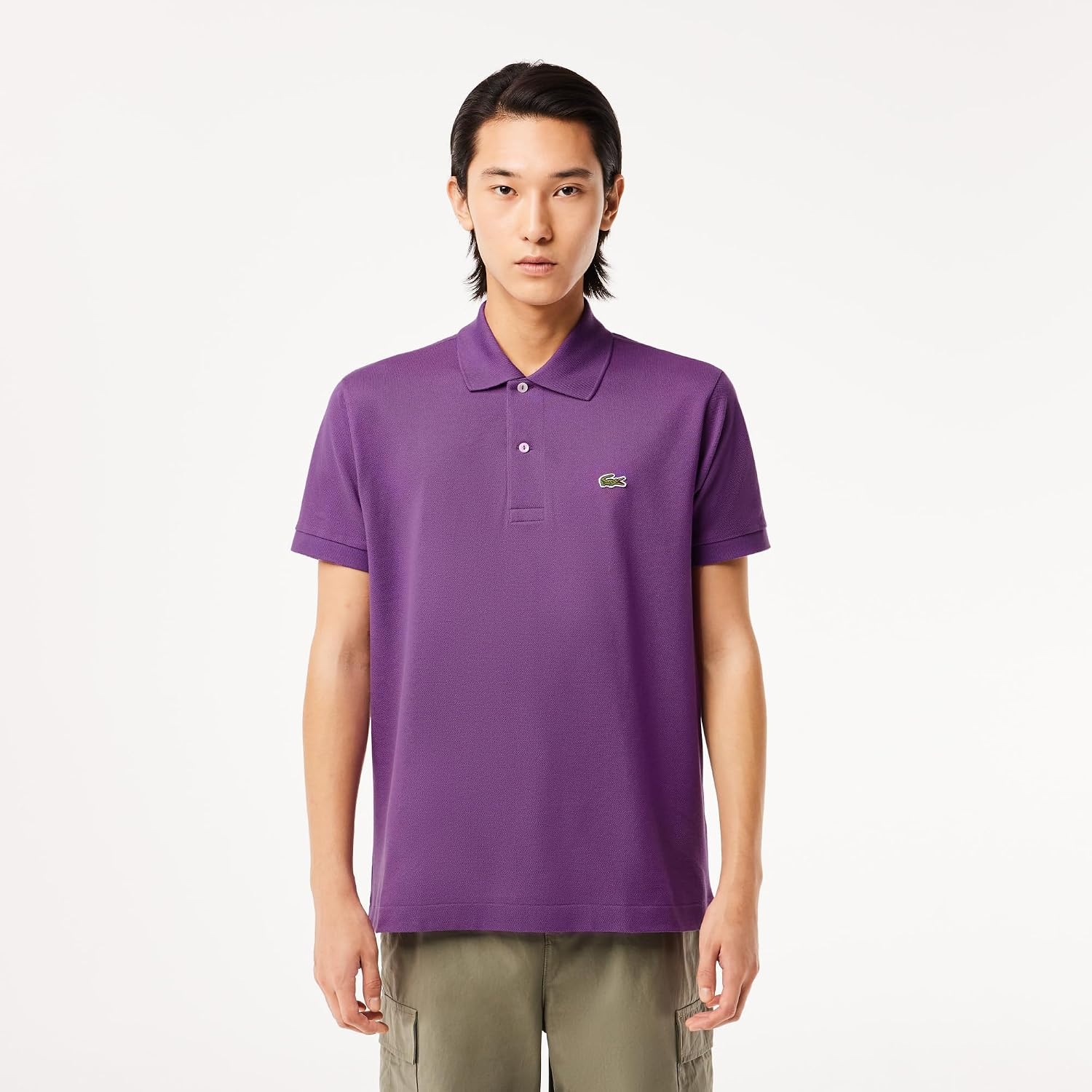 image:imageLacoste Mens Original Cotton Pique PoloMauveglow
