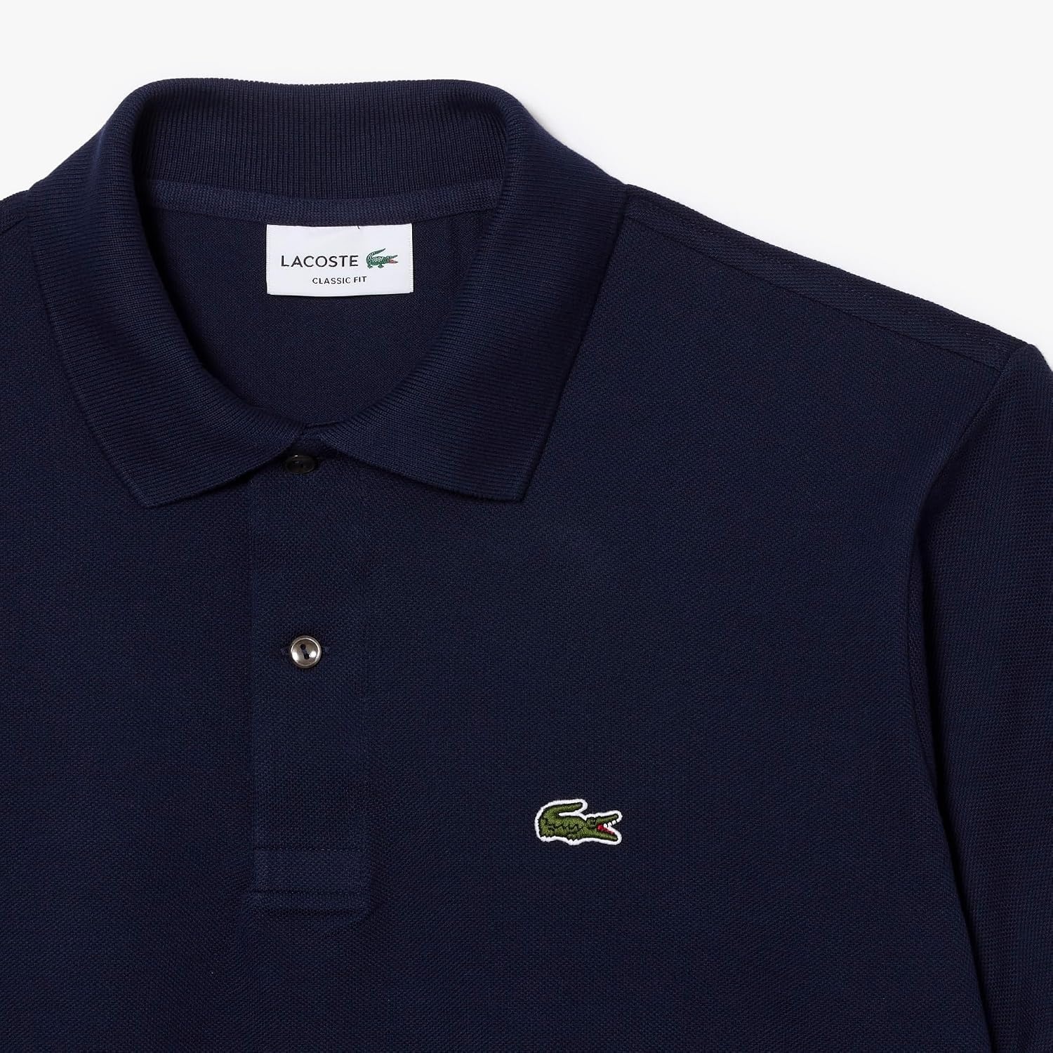 image:imageLacoste Mens Original Cotton Pique PoloNavy Blue