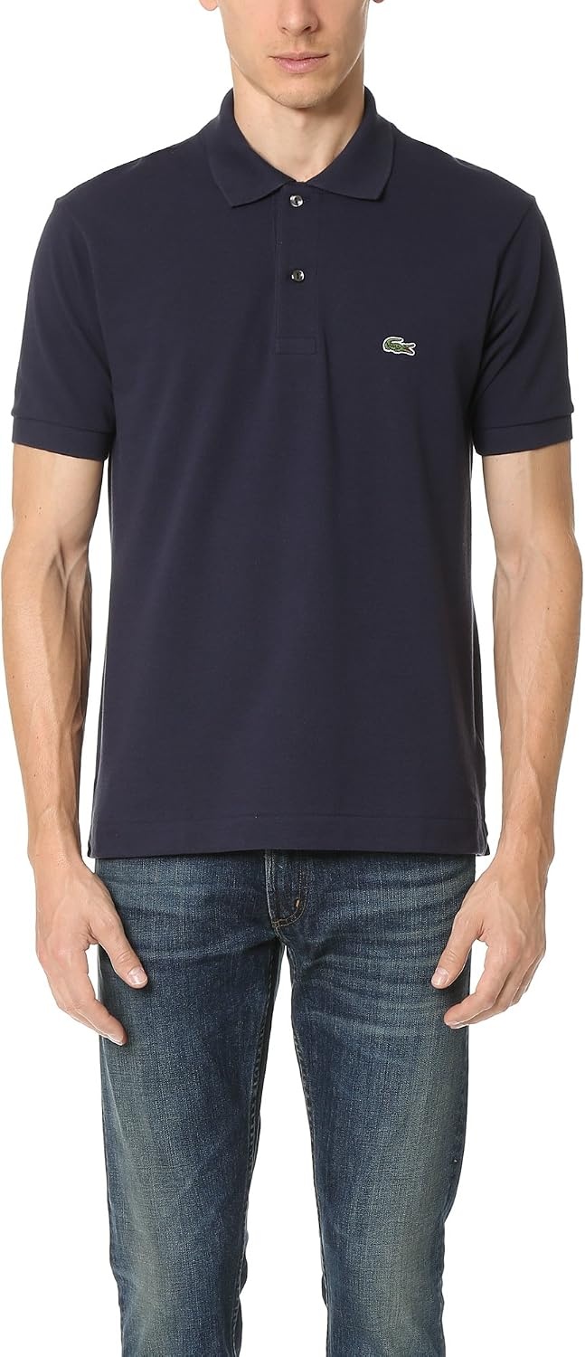 image:imageLacoste Mens Original Cotton Pique PoloNavy Blue