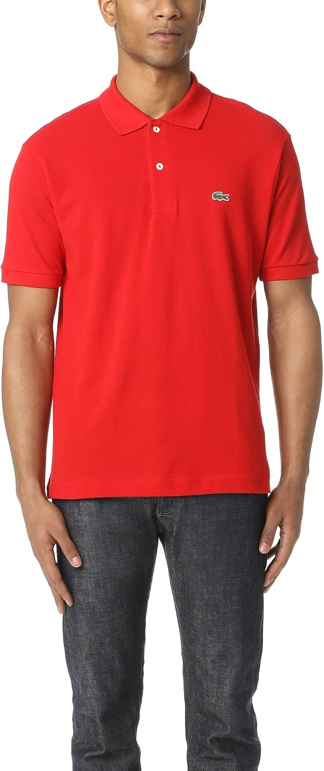 image:imageLacoste Mens Original Cotton Pique PoloRed