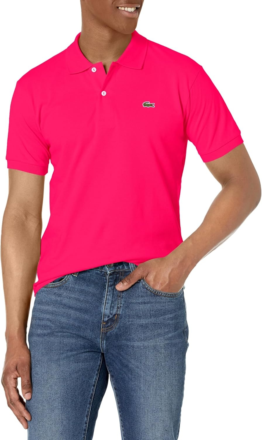 image:imageLacoste Mens Original Cotton Pique PoloSpinel