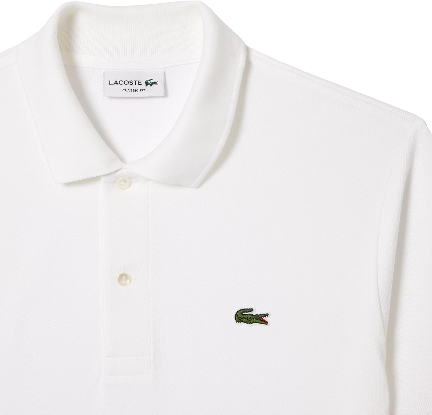 image:imageLacoste Mens Original Cotton Pique PoloWhite