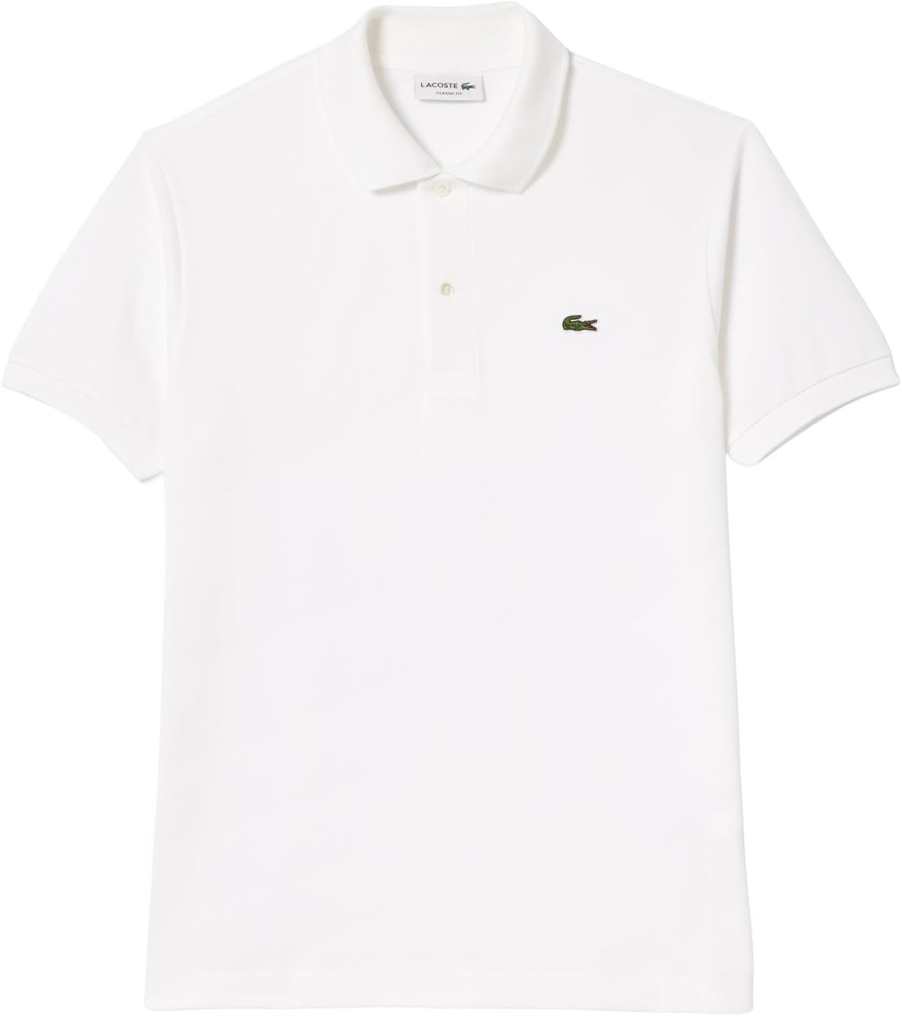 image:imageLacoste Mens Original Cotton Pique PoloWhite