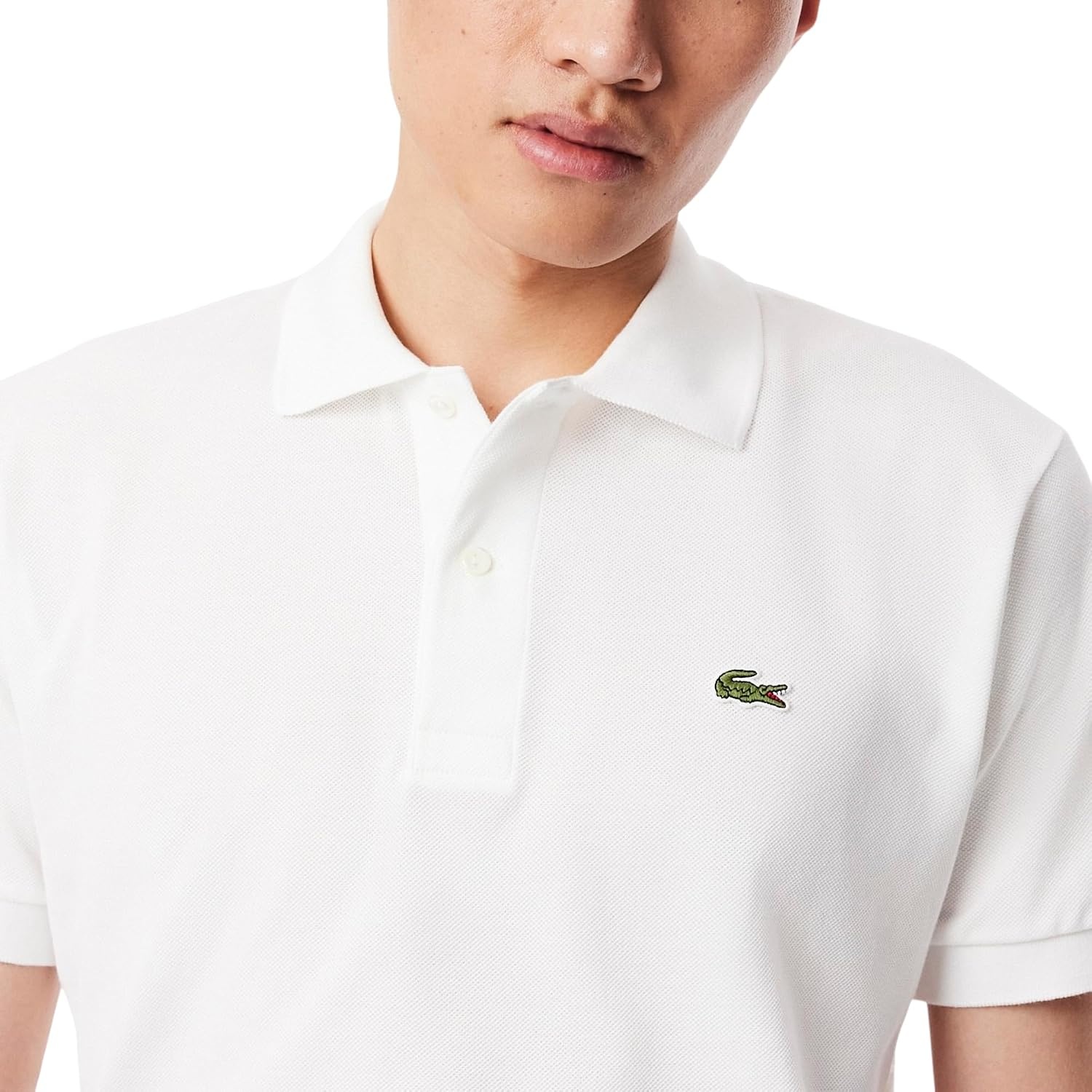 image:imageLacoste Mens Original Cotton Pique PoloWhite