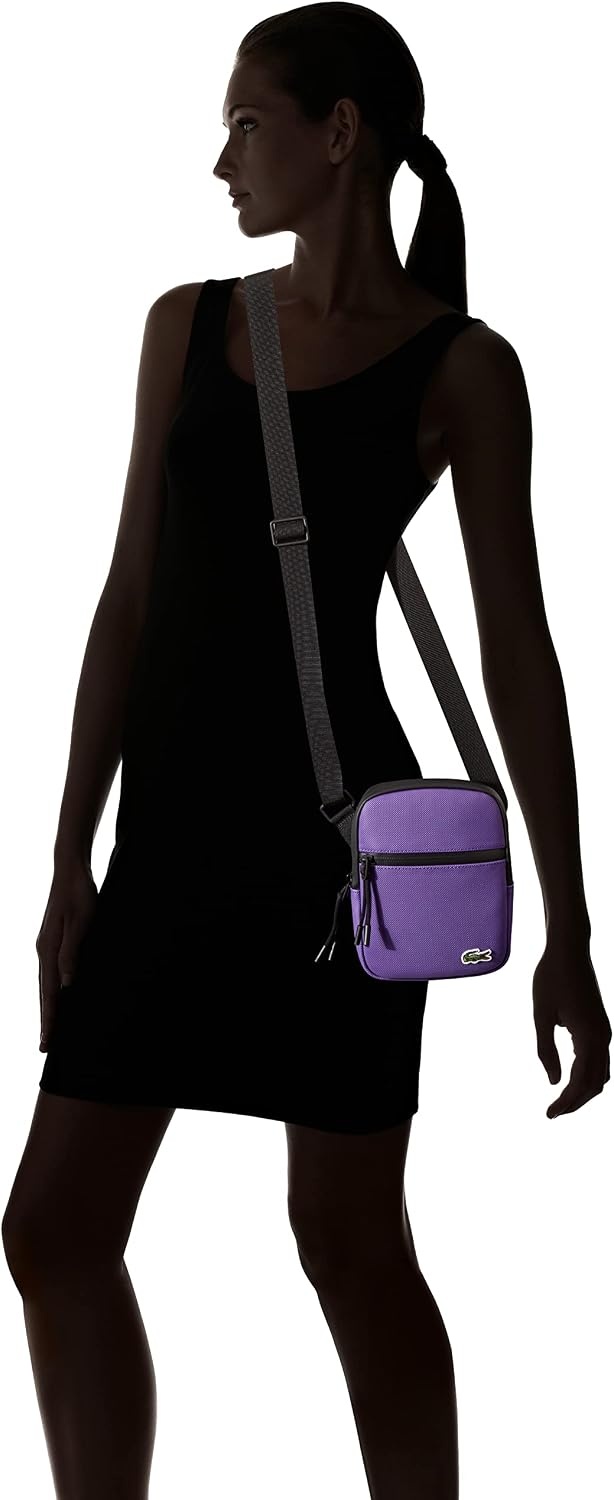 image:imageLacoste Mens PVC Flat Crossover BagLavande Black