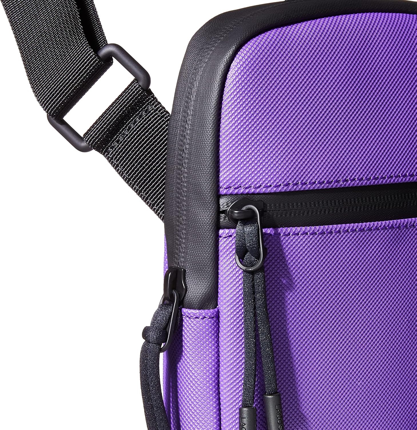 image:imageLacoste Mens PVC Flat Crossover BagLavande Black