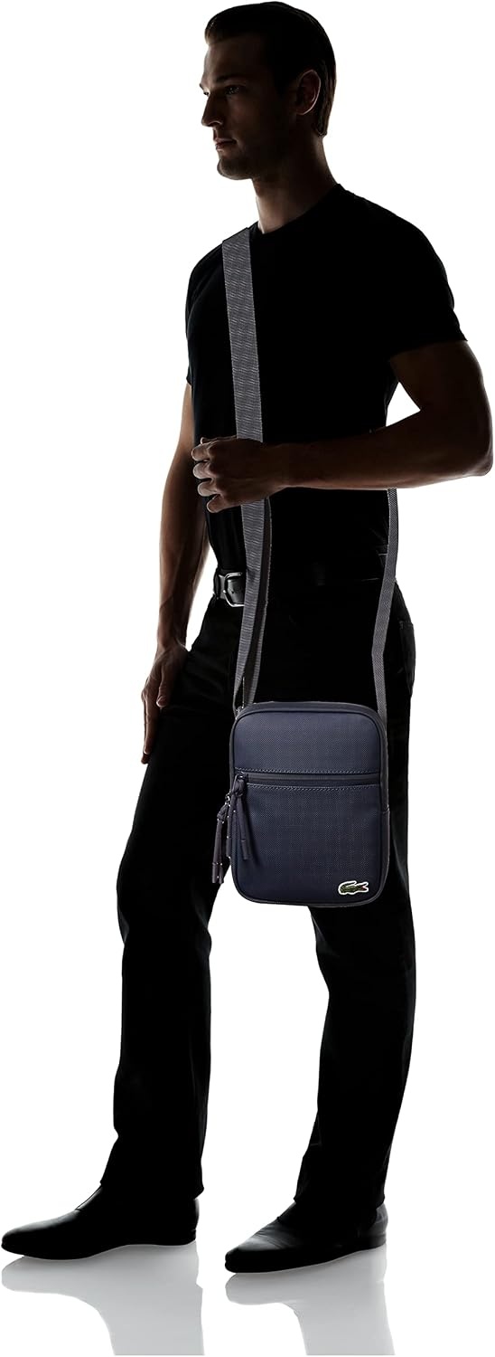image:imageLacoste Mens PVC Flat Crossover BagLight Adriatic Blue