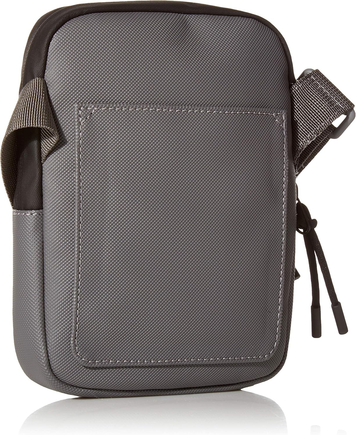 image:imageLacoste Mens PVC Flat Crossover BagSmoked Pearl Black