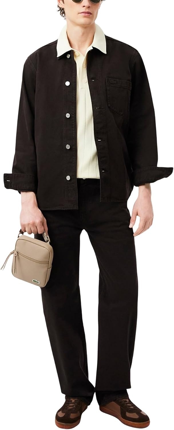 image:imageLacoste Mens PVC Flat Crossover BagViennois